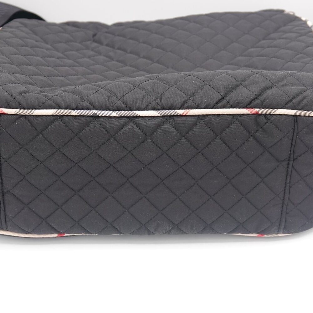 Burberry Nova Check Quilted Diaper Bag Black - Picture 13 of 13